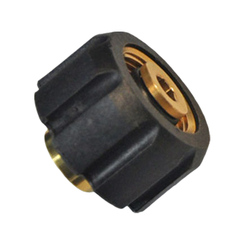 নিকেল-ধাতুপট্টাবৃত ব্রাস এম 22 উচ্চ চাপ স্ক্রু সংযোগকারী {$ v2.title | str_replace = '